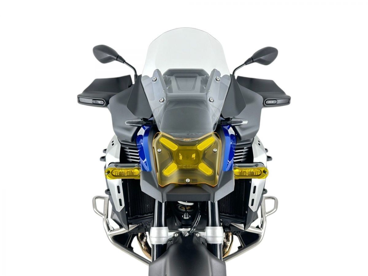 WRS Headlight Protection For BMW R1300GS Adventure Yellow Bm105gf