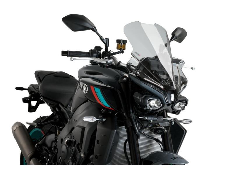 PUIG New Generation Touring Screen Light Smoke for Yamaha MT-10/MT-10 SP 22-25 21362H