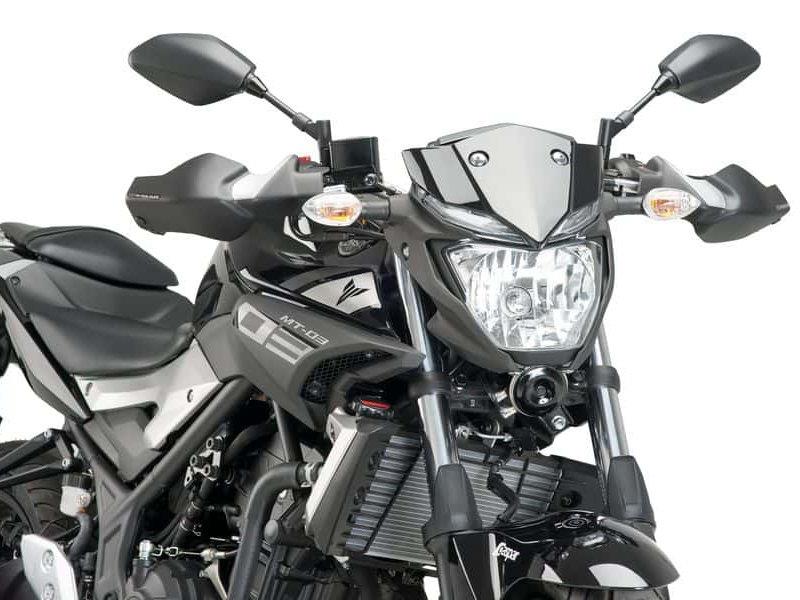 PUIG Handguards Matt Black for Yamaha MT-03 16-25 8897J