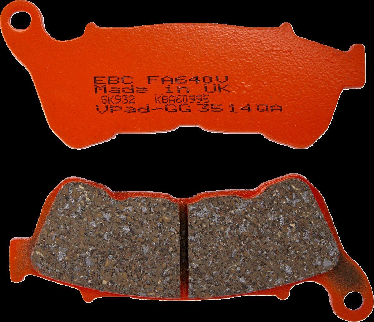 Ebc Brake Pads For Harley Davidson XL 1200 X 2014-2022 Semi-Metallic FA640V