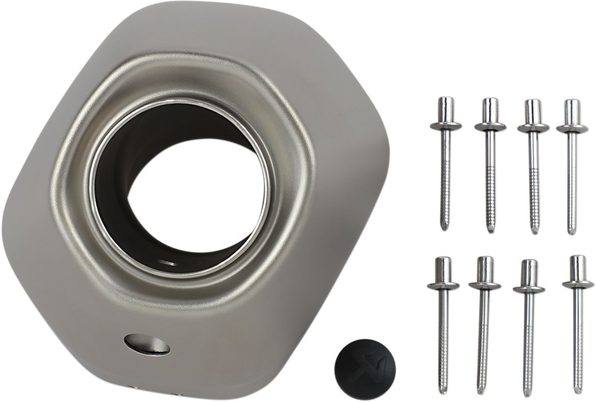 Akrapovic End Cap CF Black V-EC186