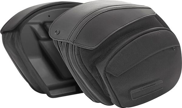 SADDLEMEN Saddlebag Black Expandable EX000968S