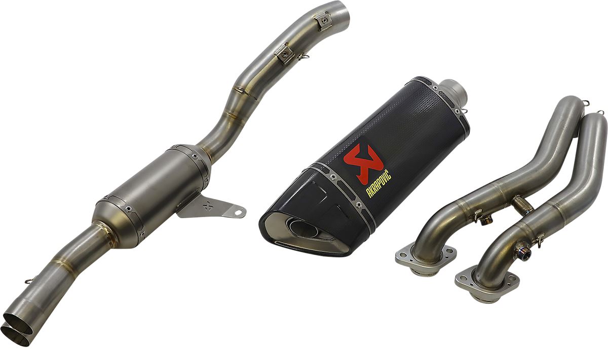 Akrapovic Racing Line Exhaust System SS/CF For Aprilia RS 660 20-24 S-A6R3-APLC
