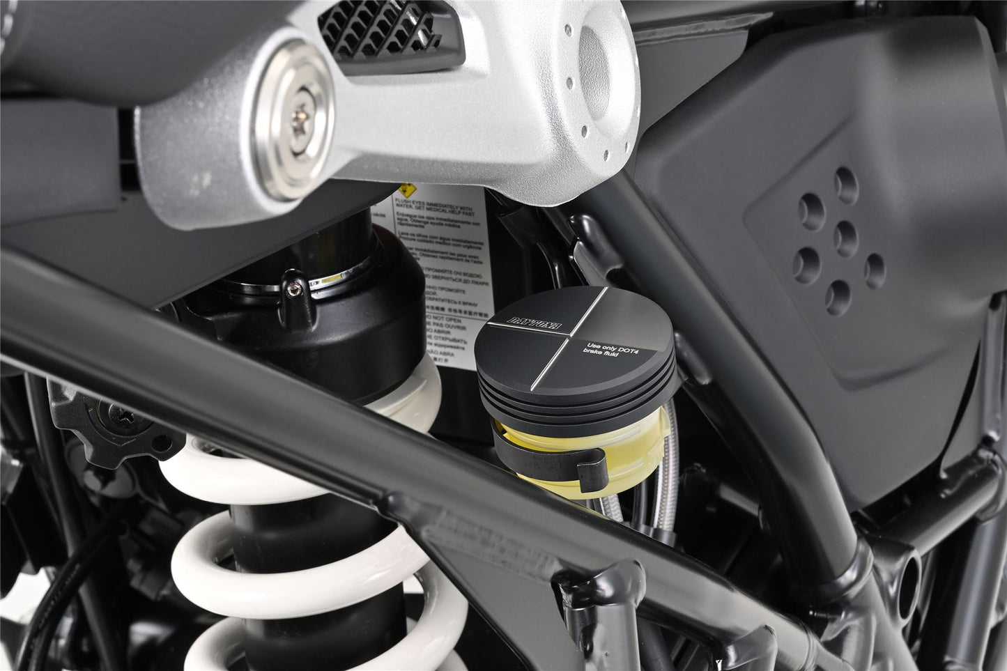 Daytona Master Cylinder Cap Rear For BMW R NINE T ABS 2014-2023 Black 80839