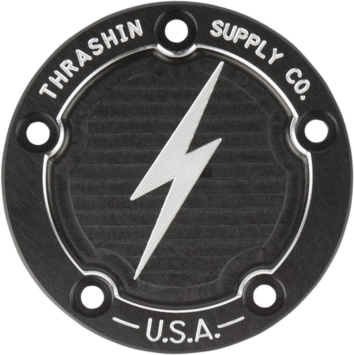 Thrashin Supply Co. Points Cover For Harley FLHX 1750 1996-2017 Black TSC-3026-4