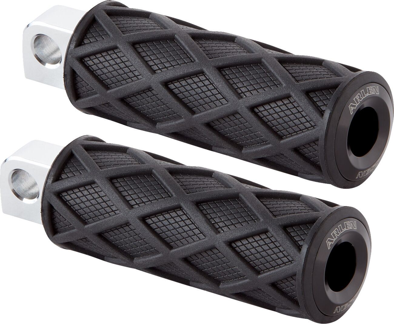 Arlen Ness Diamond Footpegs Rubber Steel For HD FLHTC 1584 00-10 400-047