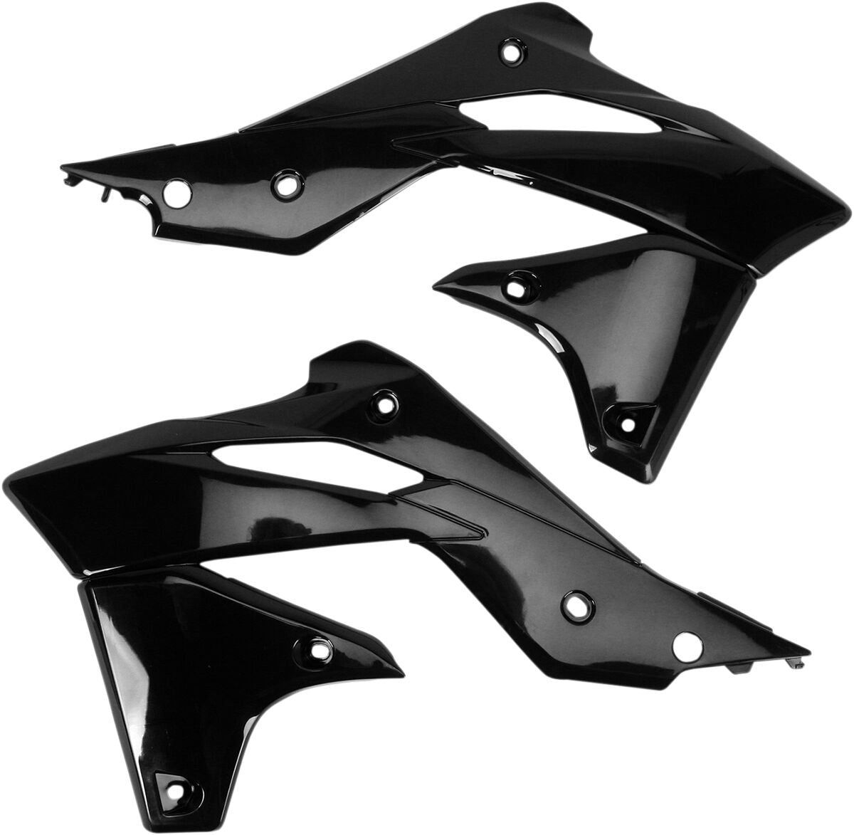UFO RADIATOR COVERS KAWASAKI KXF250 BLACK KA04725001
