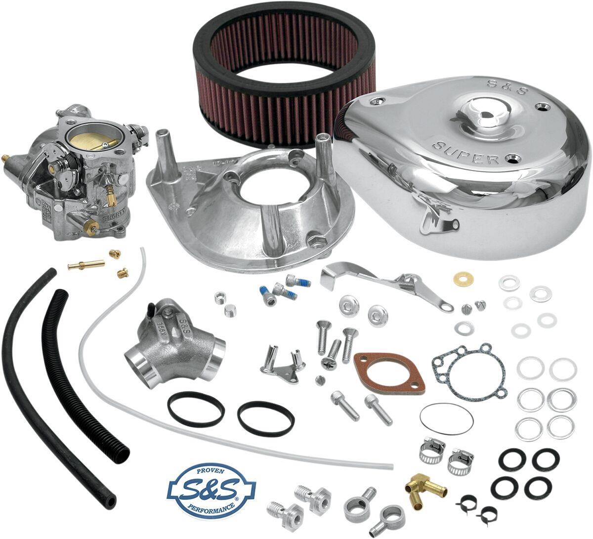 S&S Cycle Super E Carburetor Kit With Manifold For Harley XLH 883 91-03 11-0409