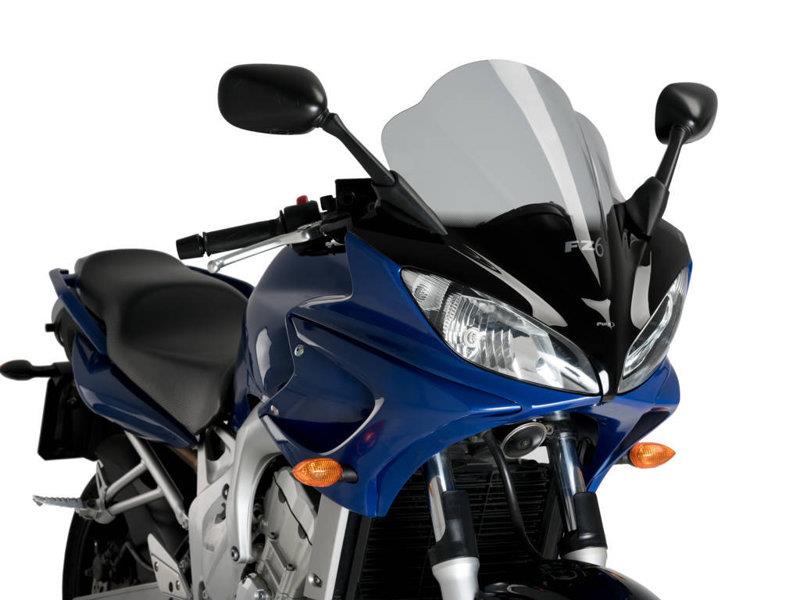 PUIG Racing Screen Black for Yamaha FZ6 Fazer 04-08 1646N