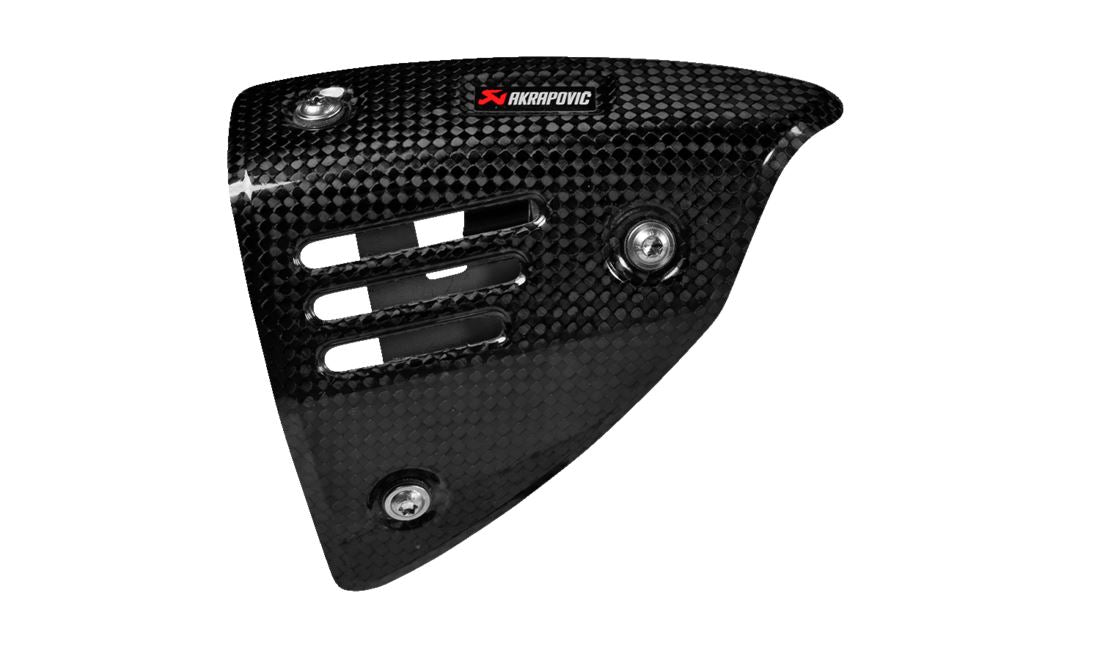 Akrapovic Heat Shield Black CF For ITALJET DRAGSTER 200 20-24 P-HSIT125SO1