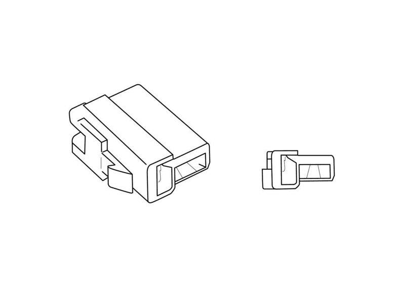PUIG Indicator Connector Lead 180mm Black Universal 3888N
