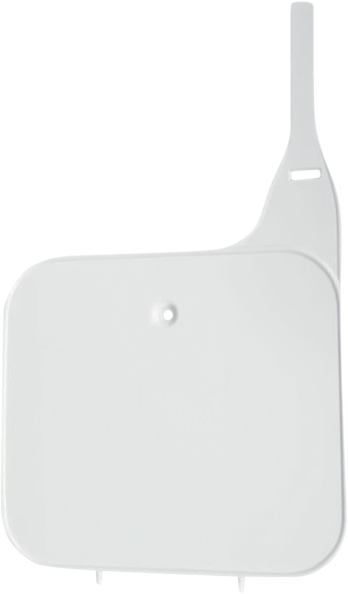 UFO FRONT NUMBER PLATE HONDA CR125/250/500 WHITE HO02607-041