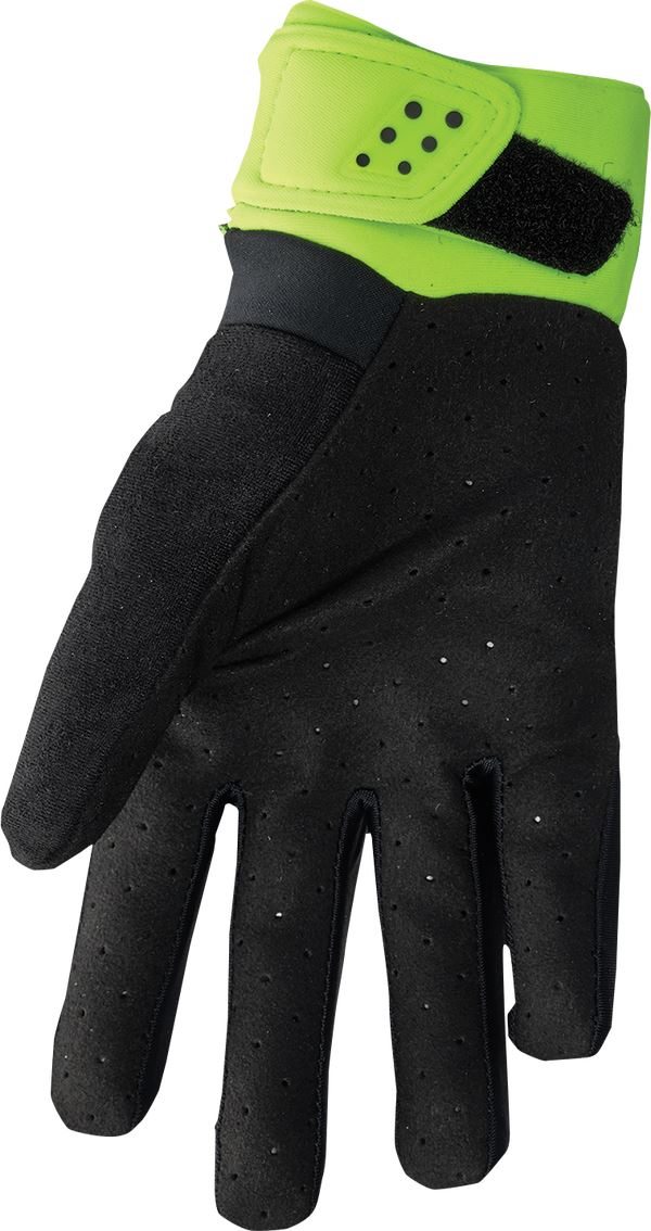 THOR Spectrum Cold Weather MX Motorcross Gloves Black/Acid 2023 Model