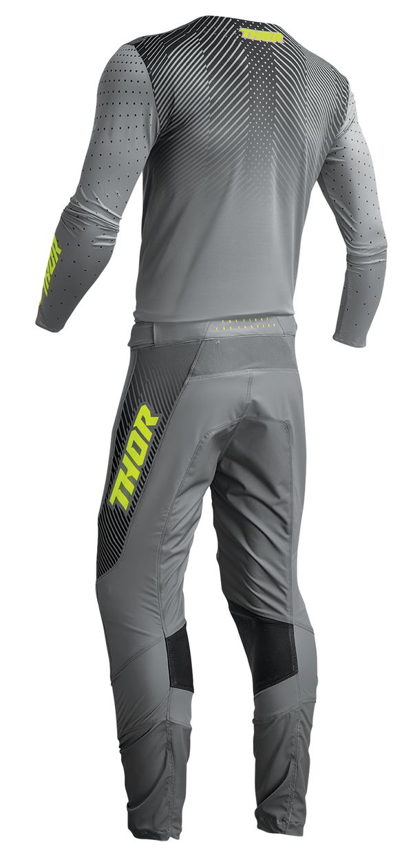 THOR Prime Tech MX Motorcross Jersey Black/Gray 2023 Model