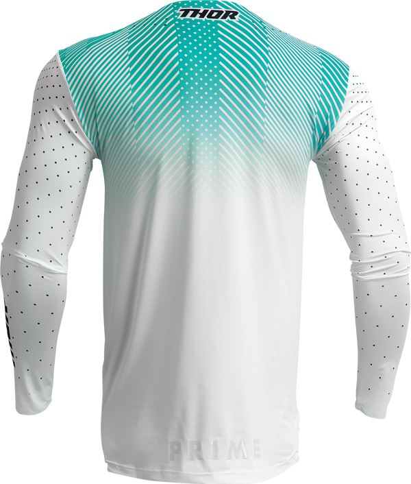 THOR Prime Tech MX Motorcross Jersey Teal/White 2023 Model