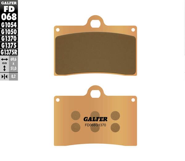 GALFER Brake Pad Street Sintered Metal FD068G1370