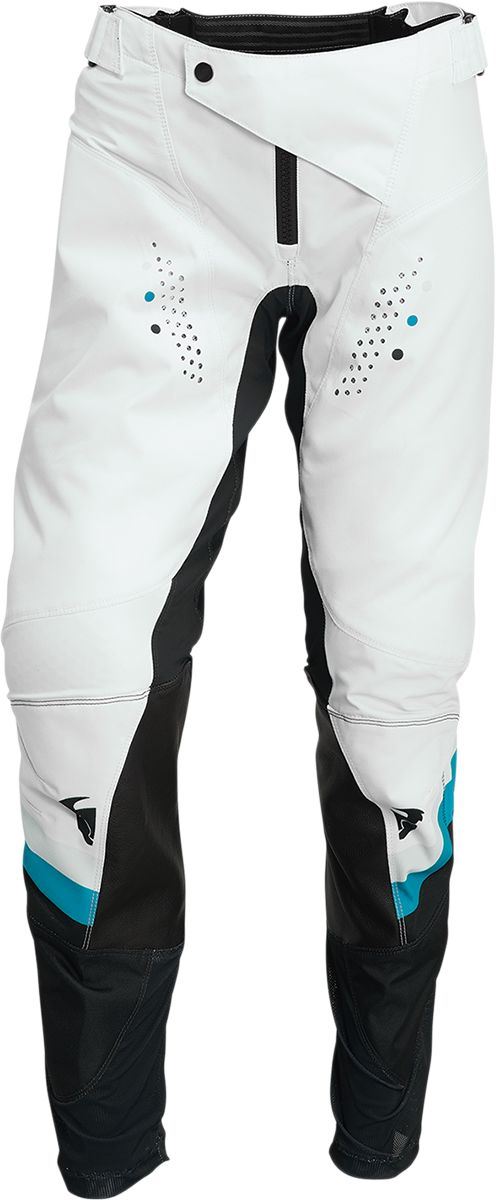 THOR Women's Pulse Rev MX Motorcross Pants White UK 2023 Model