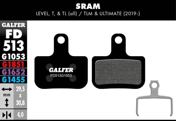 GALFER Brake Pad Bicycle FD513G1053