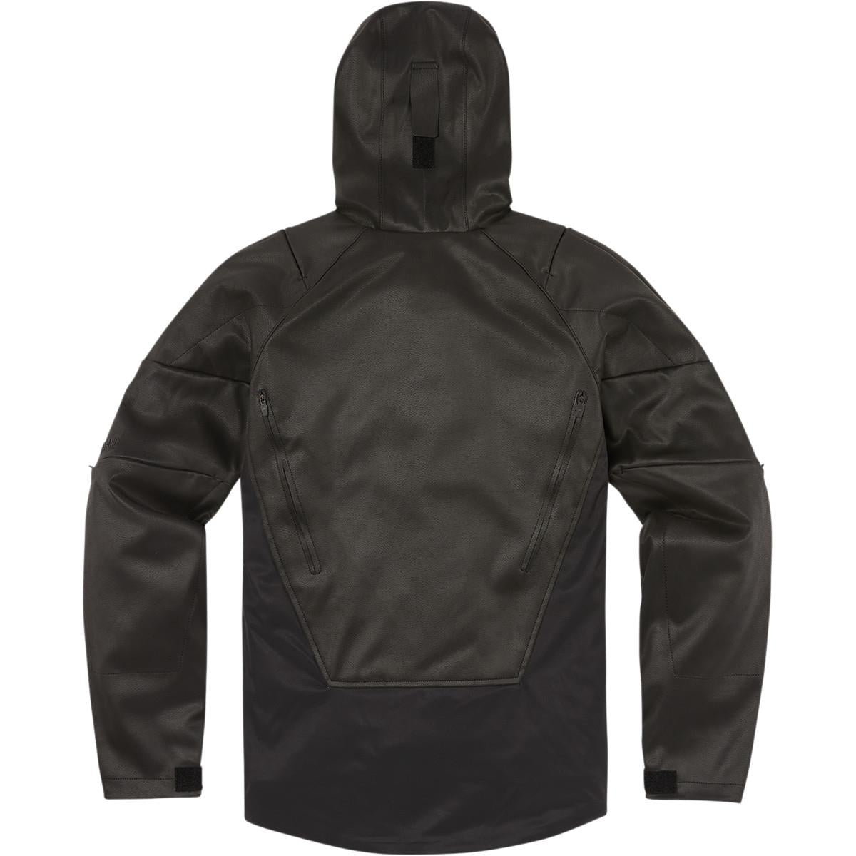 ICON Synthhawk Motorcycle Jacket Black 2023 Model