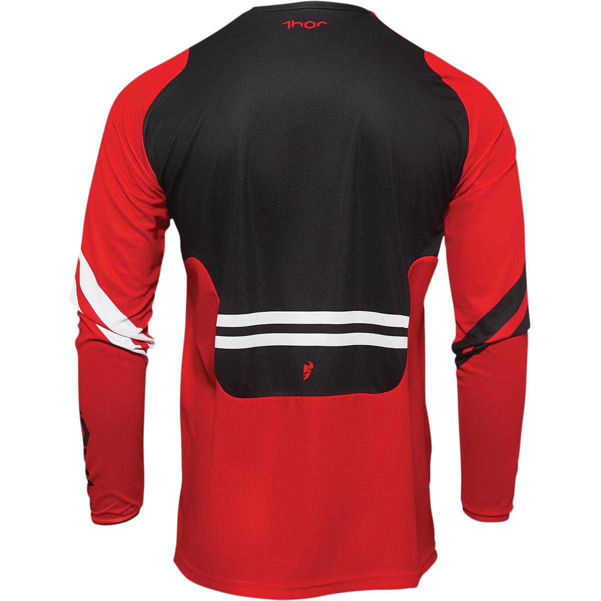 THOR Pulse Cube MX Motorcross Jersey Red/White 2023 Model