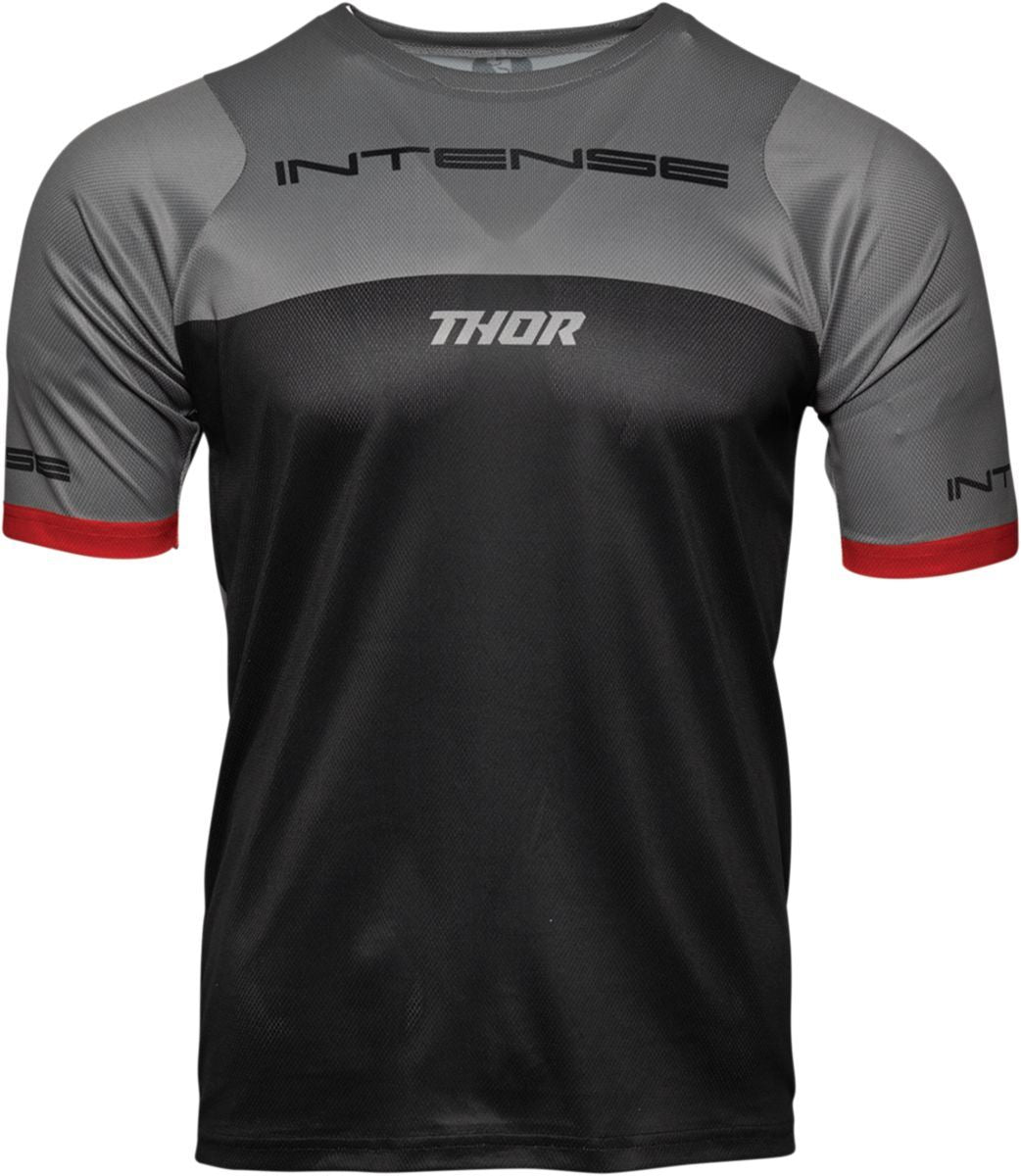 Thor MTB Intense Jersey SS Black - Gray 2022 Model