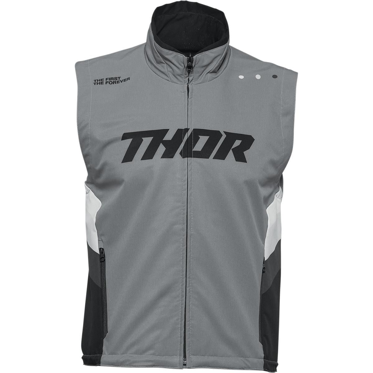 THOR MX Motorcross Warmup Vest Gray 2023 Model