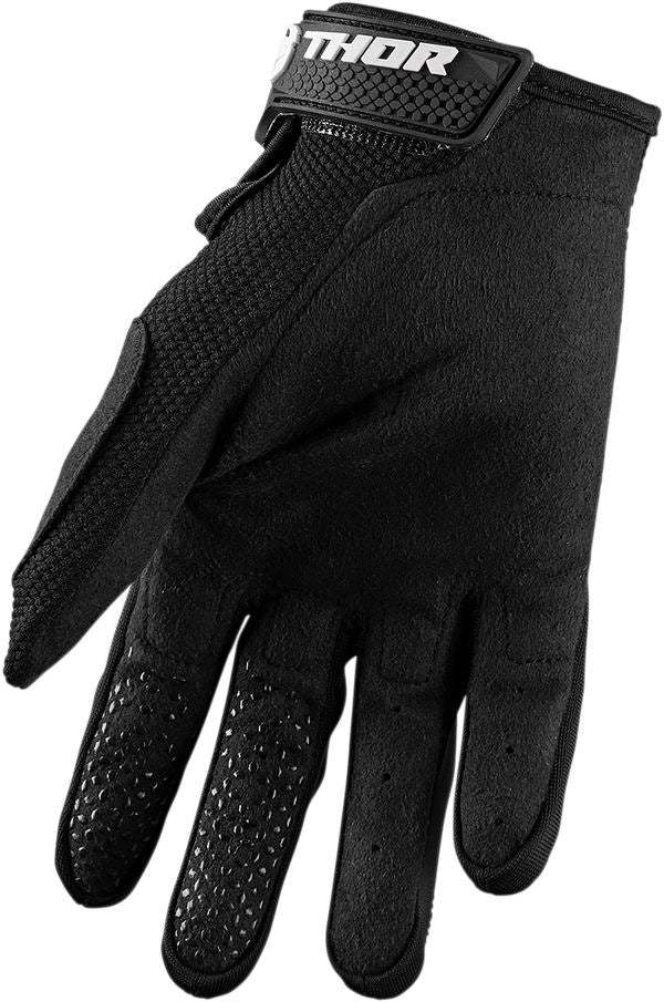 THOR Sector MX Motorcross Gloves Black 2023 Model