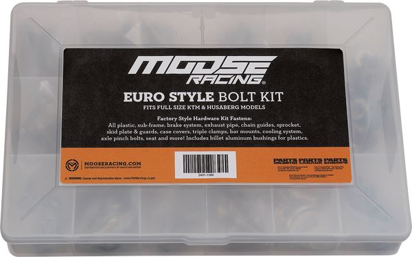 MOOSE RACING MX EURO BOLT KIT DEVELOPED FOR KTM 125-500 160pc