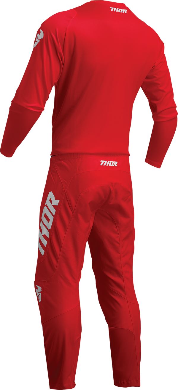 THOR Youth Sector Minimal MX Motorcross Jersey Red 2023 Model