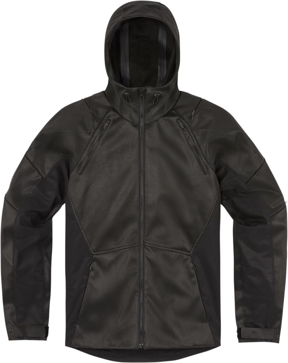 ICON Synthhawk Motorcycle Jacket Black 2023 Model