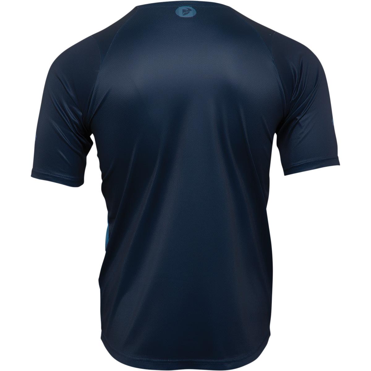 THOR Assist React MX Motorcross Jersey Midnight Blue/Teal 2023 Model