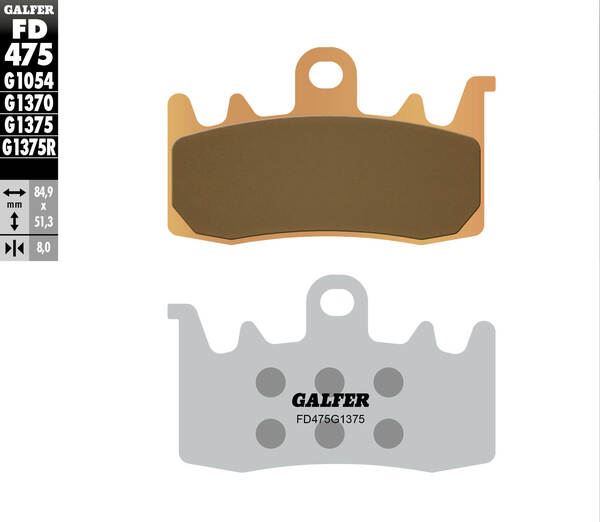GALFER Brake Pad Street Sintered Metal FD475G1375