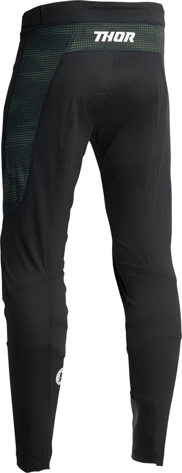THOR Intense Assist MTB Pants Black/Camo Green 2023 Model