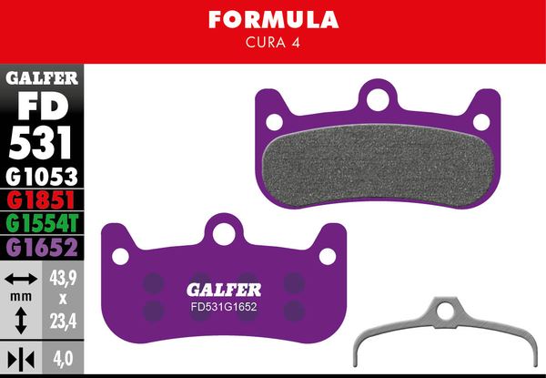 GALFER Brake Pad Bicycle FD531G1652