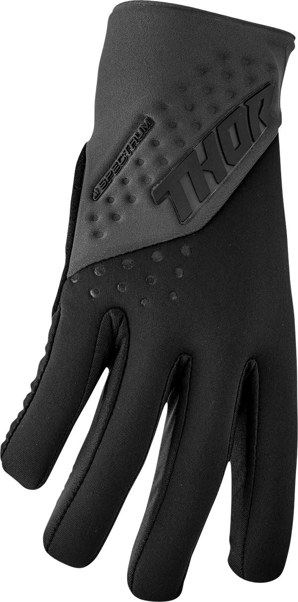 THOR Spectrum Cold Weather MX Motorcross Gloves Black/Charcoal 2023 Model