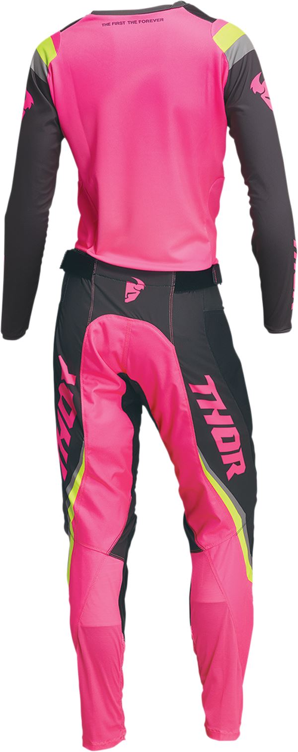THOR Women's Pulse Rev MX Motorcross Pants Gray UK 2023 Model
