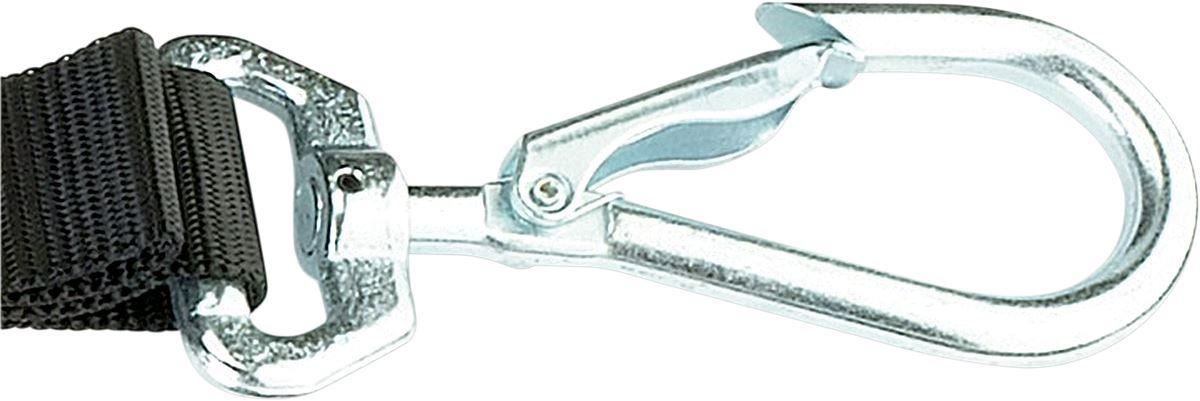 Moose Utility Ratchet Swivel Carabiner Heavy Duty Tie Down Straps 38mm x 1.8m Black