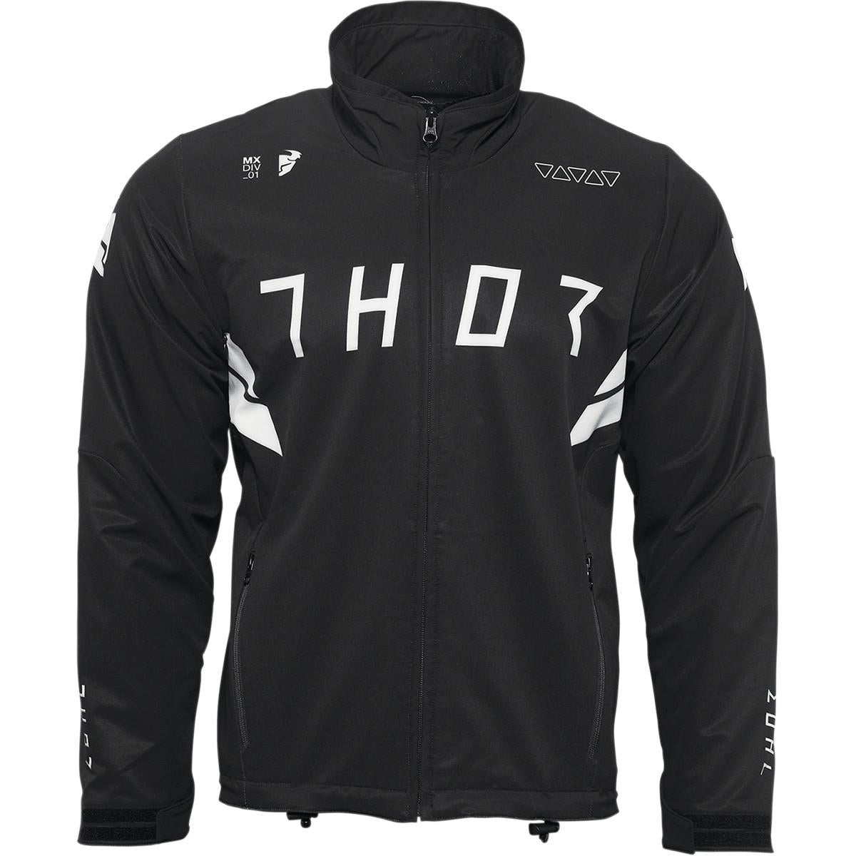THOR Warmup MX Motorcross Jacket Black 2023 Model
