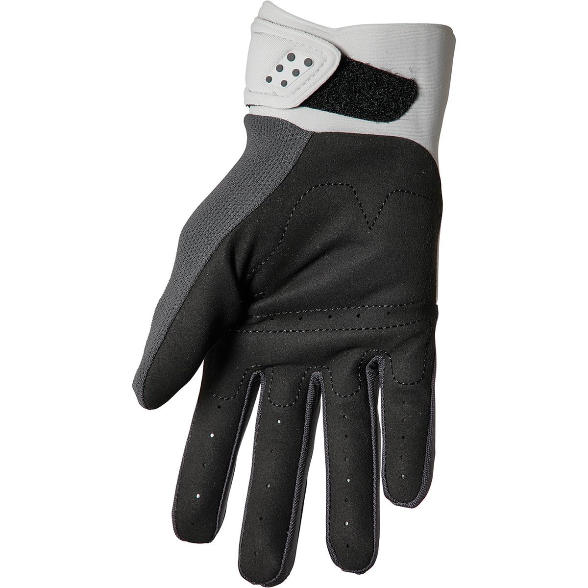 THOR Women's Spectrum MX Motorcross Gloves Charcoal/Gray 2023 Model