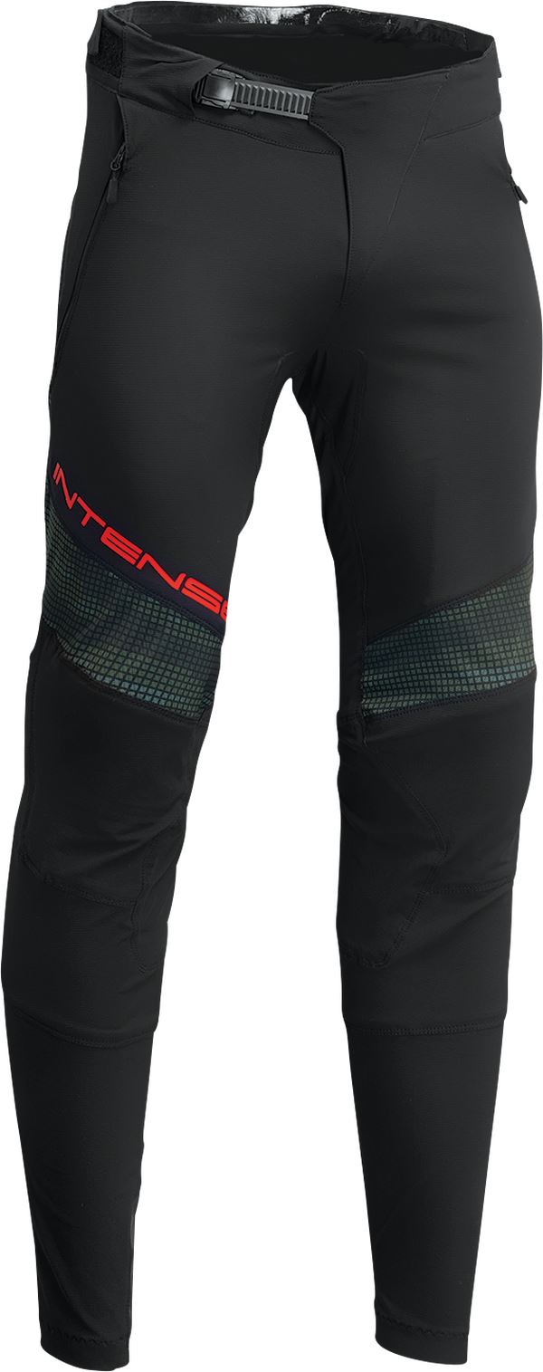 THOR Intense Assist MTB Pants Black/Camo Green 2023 Model