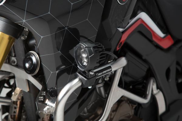SW MOTECH Crash Bar Clamps For Lights Black NSW.00.004.13000/B