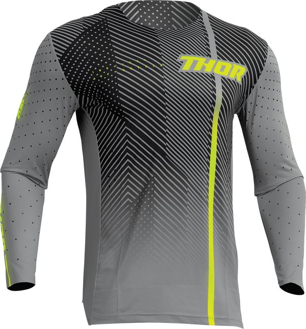 THOR Prime Tech MX Motorcross Jersey Black/Gray 2023 Model