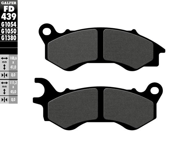 GALFER Brake Pad Street Organic Base FD439G1050