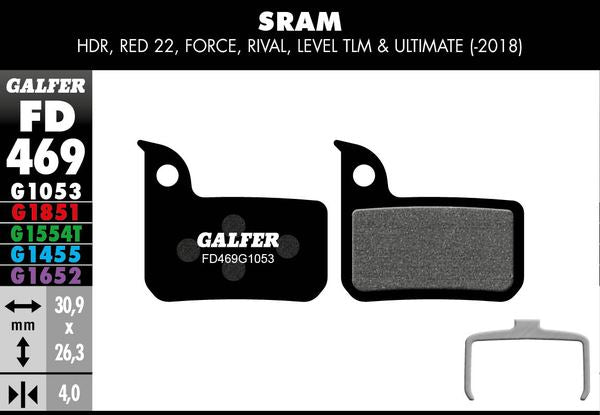 GALFER Brake Pad Bicycle FD469G1053