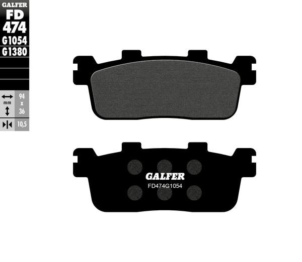 GALFER Brake Pad Street Semi-Sintered Metal FD474G1054