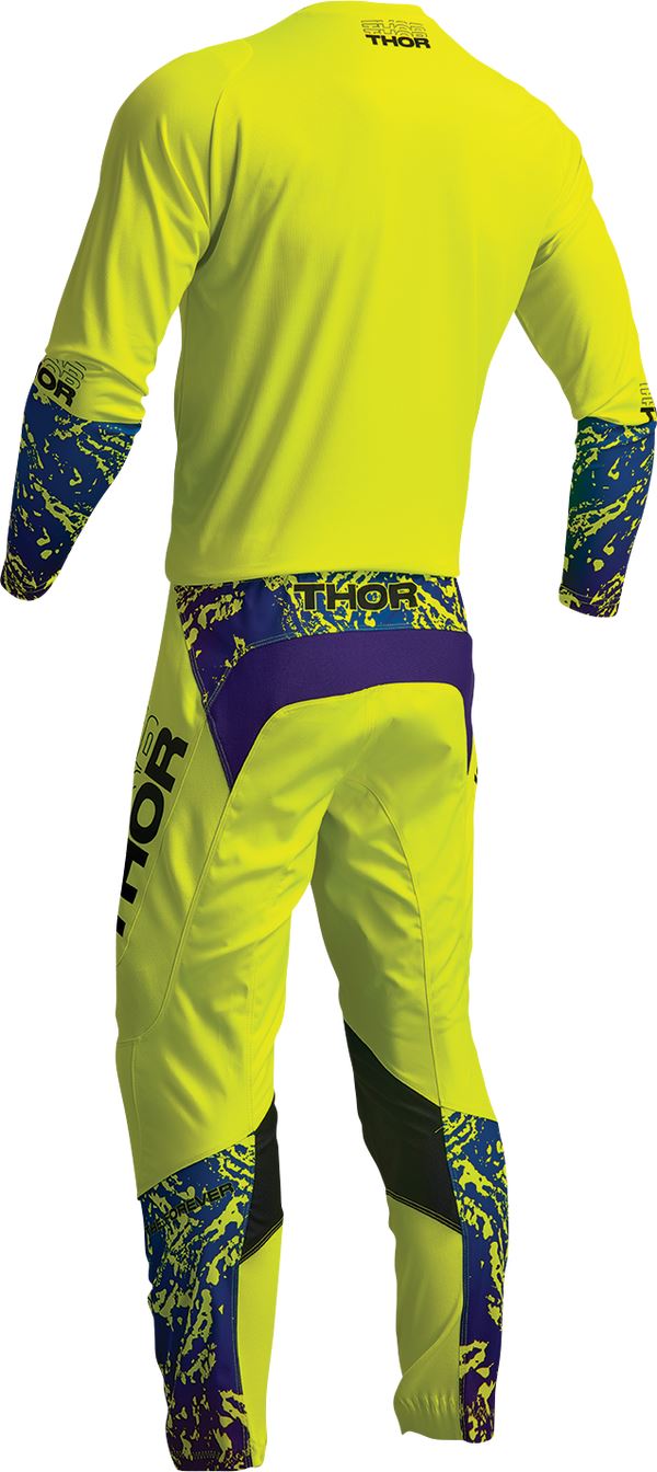 THOR Sector Atlas MX Motorcross Jersey Blue/Acid 2023 Model