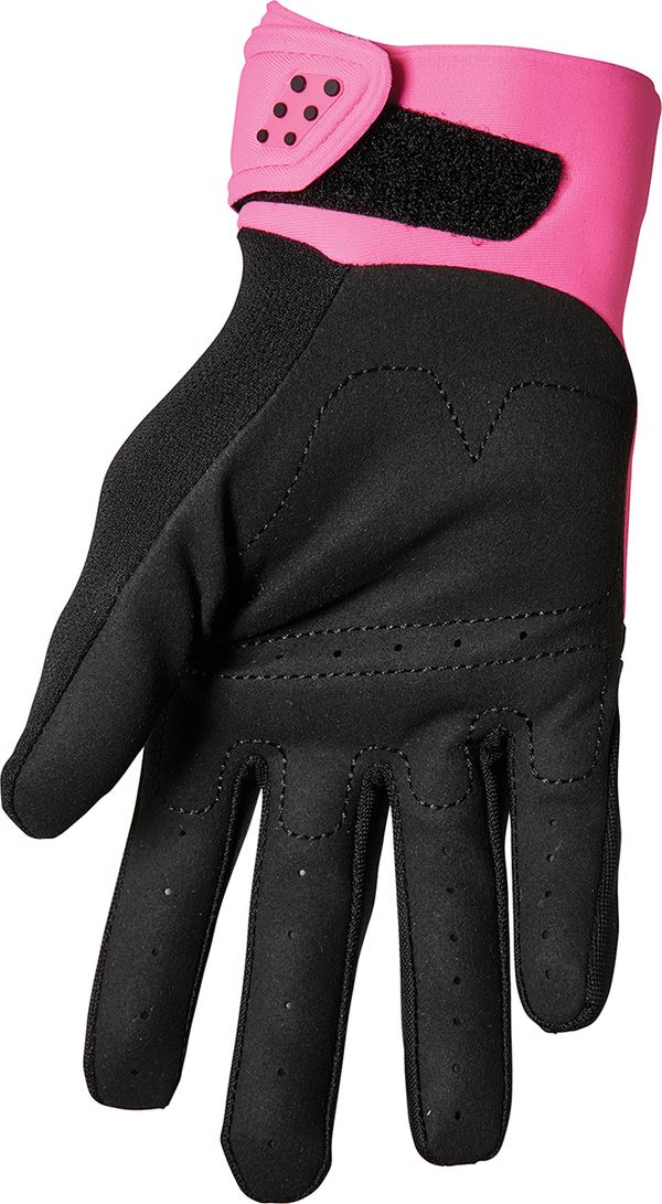 THOR Women's Spectrum MX Motorcross Gloves Black/Pink 2023 Model