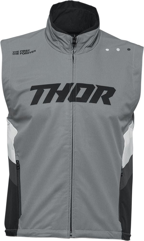 THOR MX Motorcross Warmup Vest Gray 2023 Model