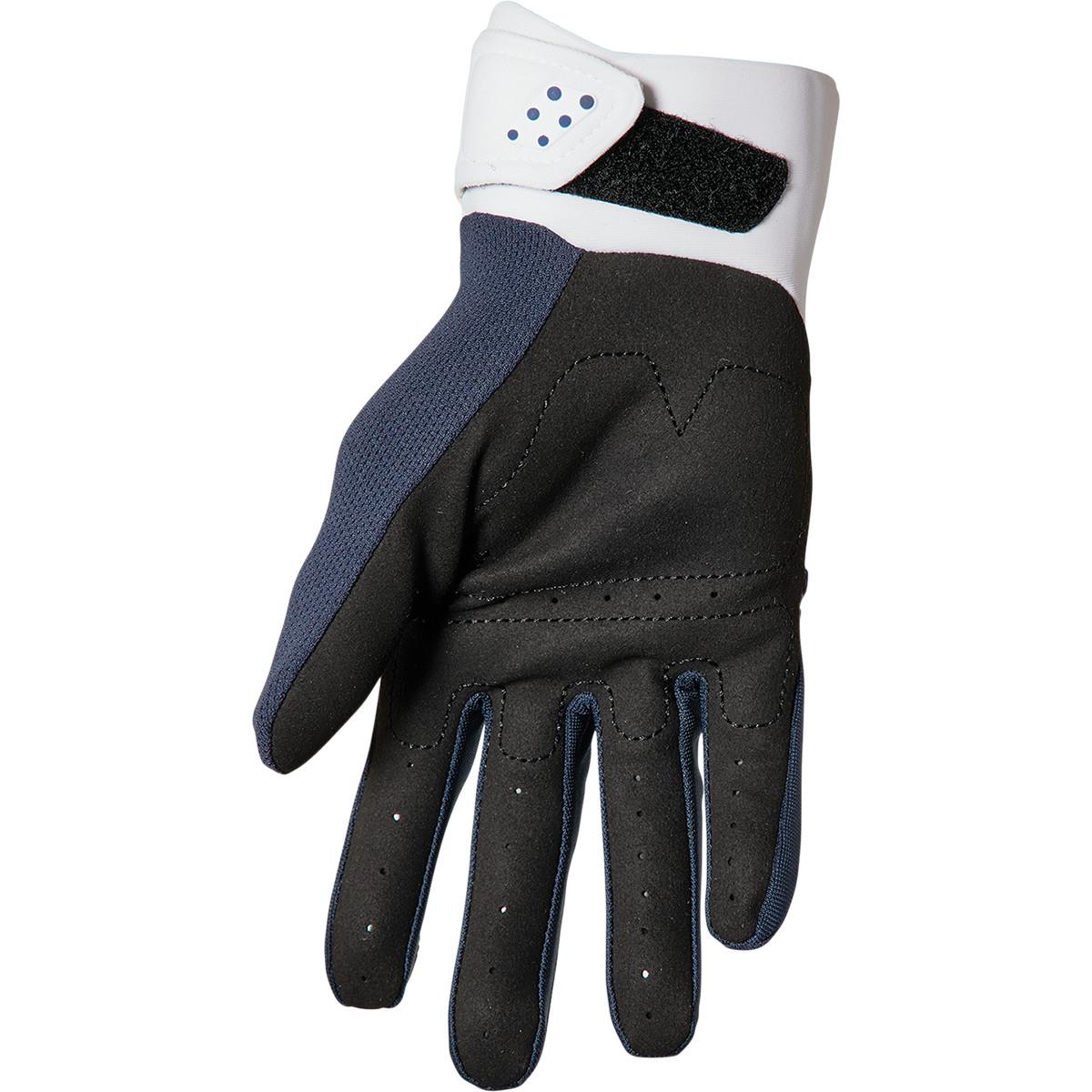 THOR Women's Spectrum MX Motorcross Gloves White/Midnight 2023 Model
