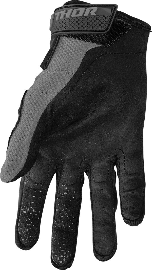 THOR Youth Sector MX Motorcross Gloves Gray/White 2023 Model